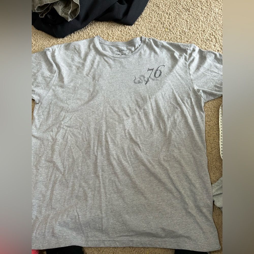 1776 United Skull Skeleton Tshirt